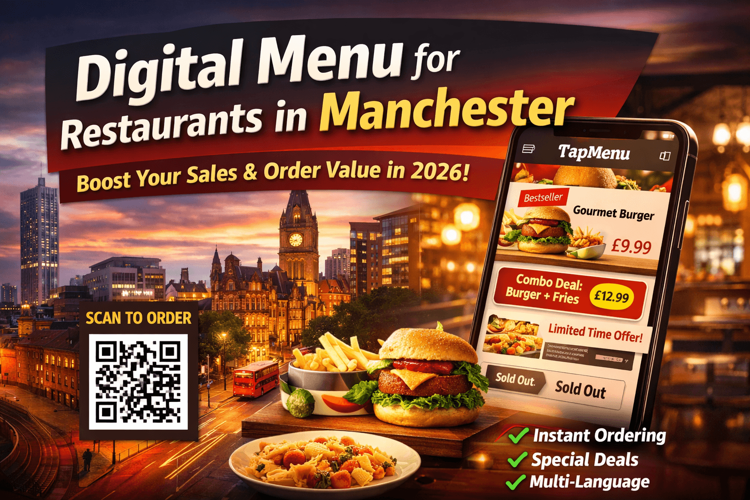 Digital Menu for Restaurants in Manchester