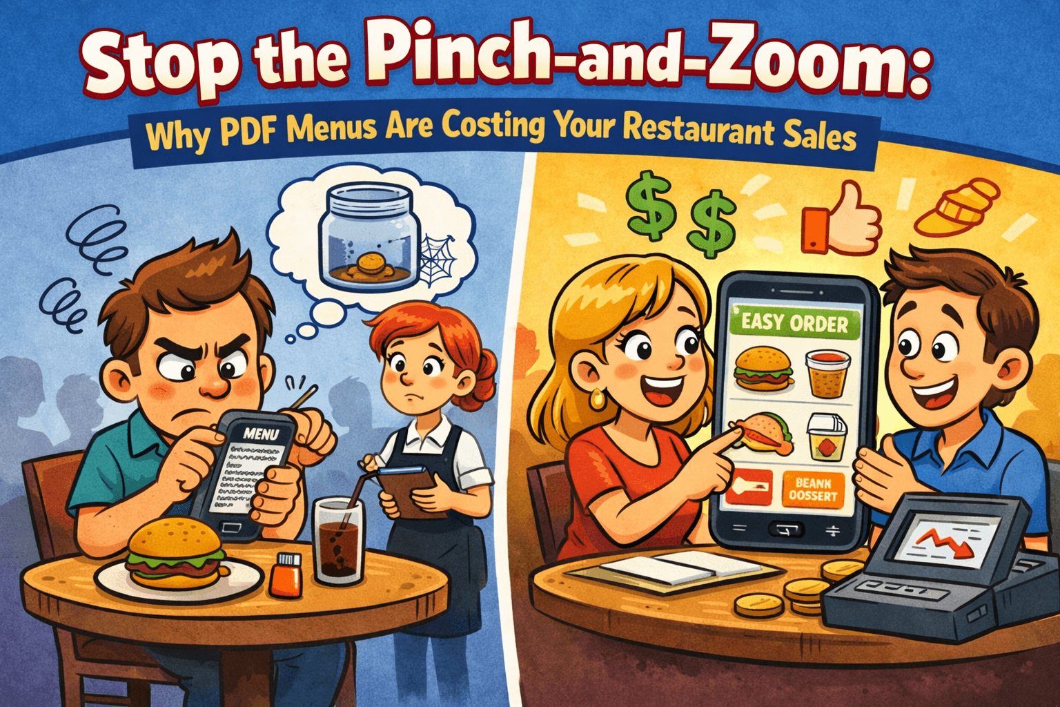 Stop the Pinch-and-Zoom: Why PDF Menus Are Costing Your Restaurant Sales in 2026